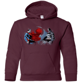 Sweatshirts Maroon / YS Batman vs Superman Youth Hoodie