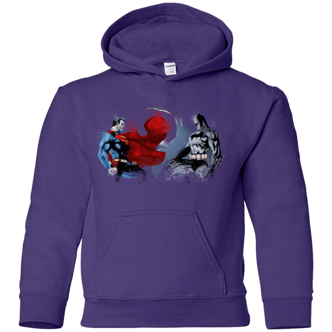 Sweatshirts Purple / YS Batman vs Superman Youth Hoodie