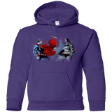 Sweatshirts Purple / YS Batman vs Superman Youth Hoodie