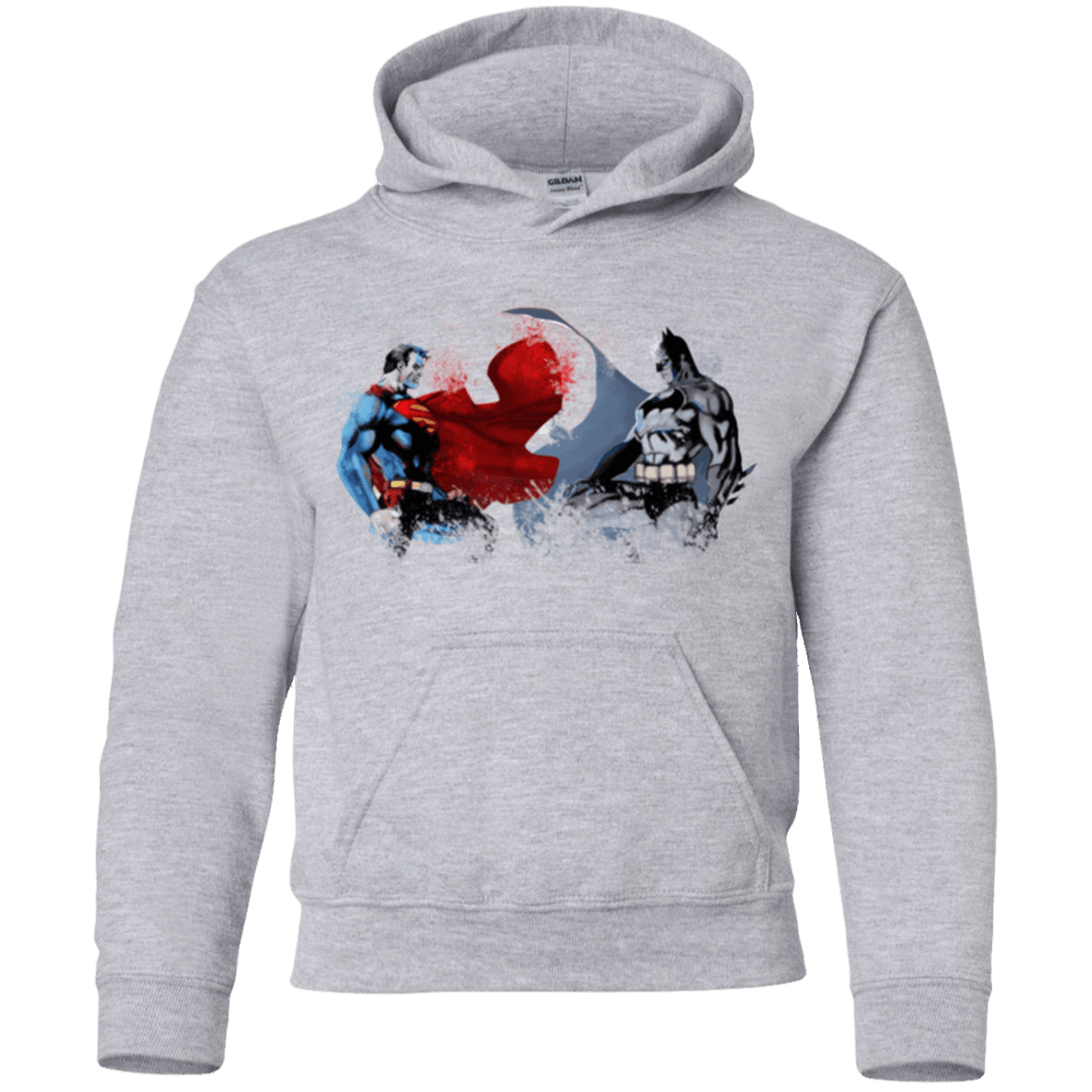 Sweatshirts Sport Grey / YS Batman vs Superman Youth Hoodie