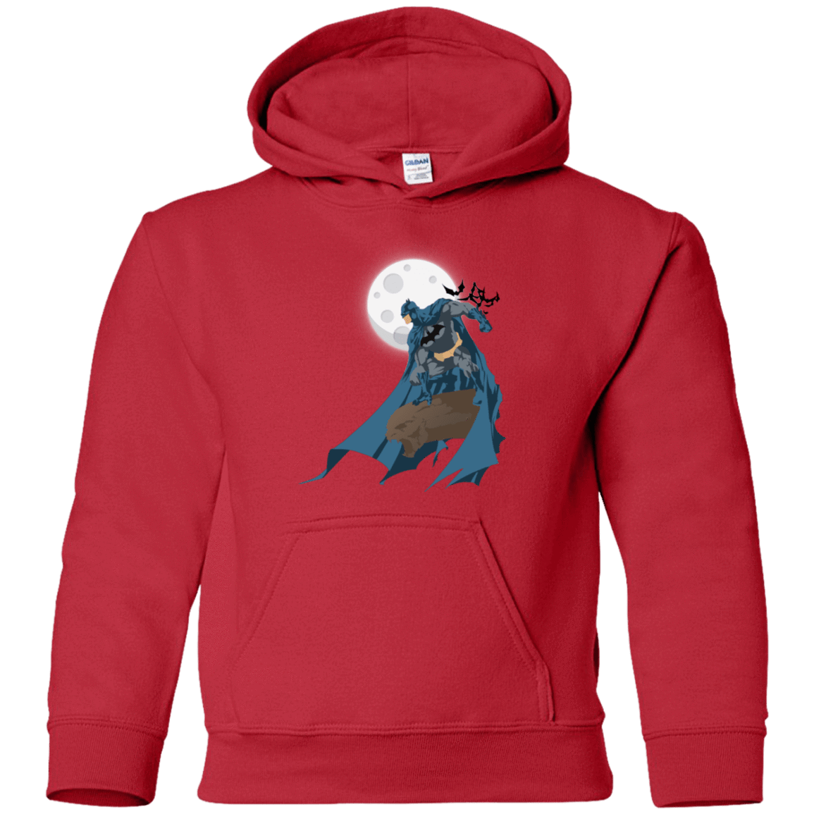 Sweatshirts Red / YS Batman Youth Hoodie