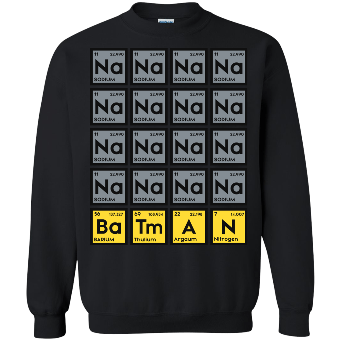 Sweatshirts Black / S Batmanium Crewneck Sweatshirt