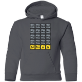 Sweatshirts Charcoal / YS Batmanium Youth Hoodie