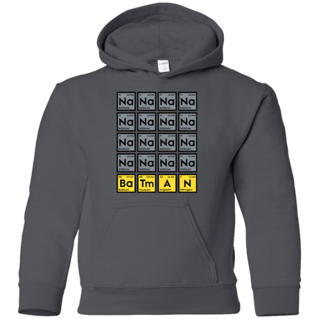 Sweatshirts Charcoal / YS Batmanium Youth Hoodie