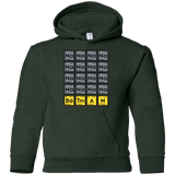 Sweatshirts Forest Green / YS Batmanium Youth Hoodie