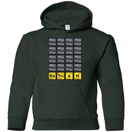 Sweatshirts Forest Green / YS Batmanium Youth Hoodie