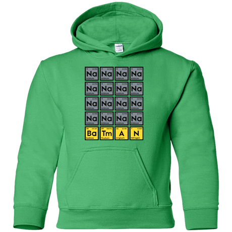 Sweatshirts Irish Green / YS Batmanium Youth Hoodie