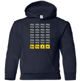 Sweatshirts Navy / YS Batmanium Youth Hoodie