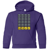 Sweatshirts Purple / YS Batmanium Youth Hoodie
