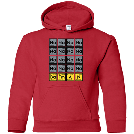Sweatshirts Red / YS Batmanium Youth Hoodie