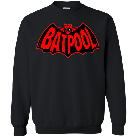 Sweatshirts Black / Small Batpool Crewneck Sweatshirt