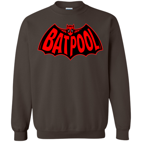 Sweatshirts Dark Chocolate / Small Batpool Crewneck Sweatshirt