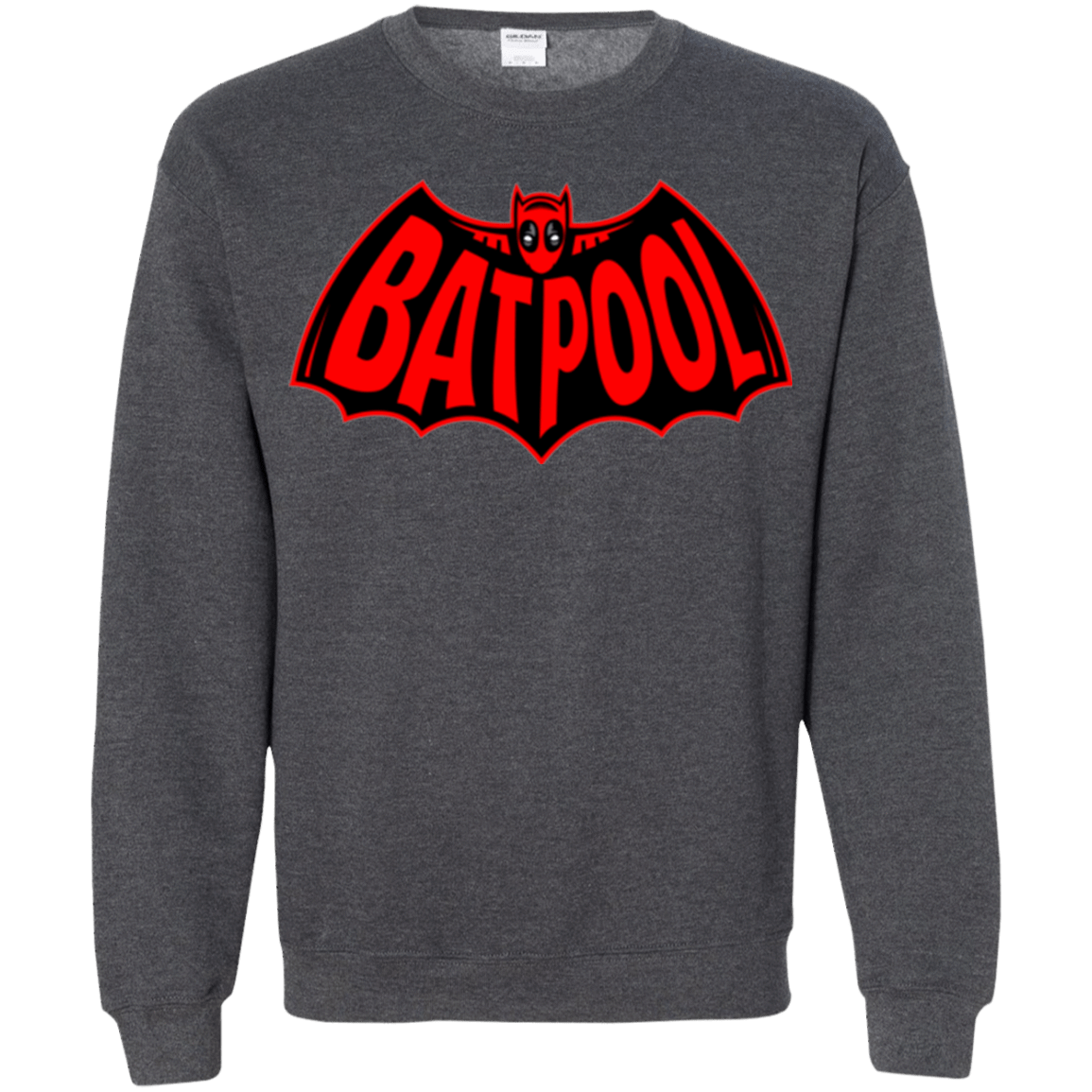Sweatshirts Dark Heather / Small Batpool Crewneck Sweatshirt