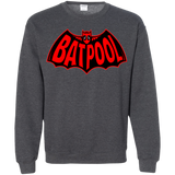 Sweatshirts Dark Heather / Small Batpool Crewneck Sweatshirt