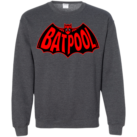 Sweatshirts Dark Heather / Small Batpool Crewneck Sweatshirt