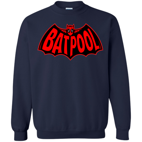 Sweatshirts Navy / Small Batpool Crewneck Sweatshirt