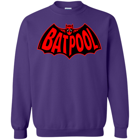 Sweatshirts Purple / Small Batpool Crewneck Sweatshirt