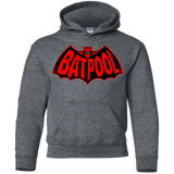 Sweatshirts Dark Heather / YS Batpool Youth Hoodie