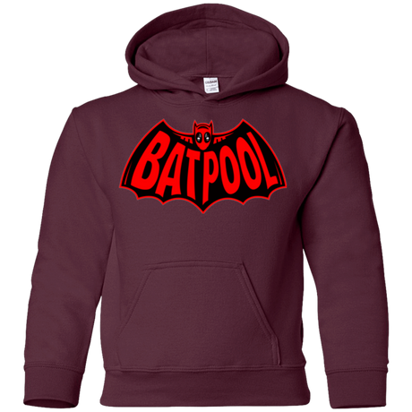 Sweatshirts Maroon / YS Batpool Youth Hoodie