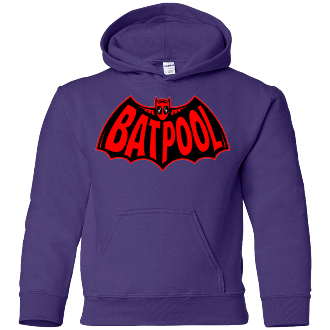 Sweatshirts Purple / YS Batpool Youth Hoodie