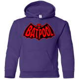 Sweatshirts Purple / YS Batpool Youth Hoodie
