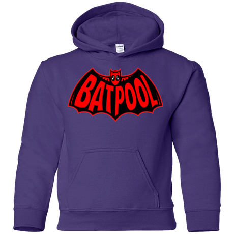 Sweatshirts Purple / YS Batpool Youth Hoodie