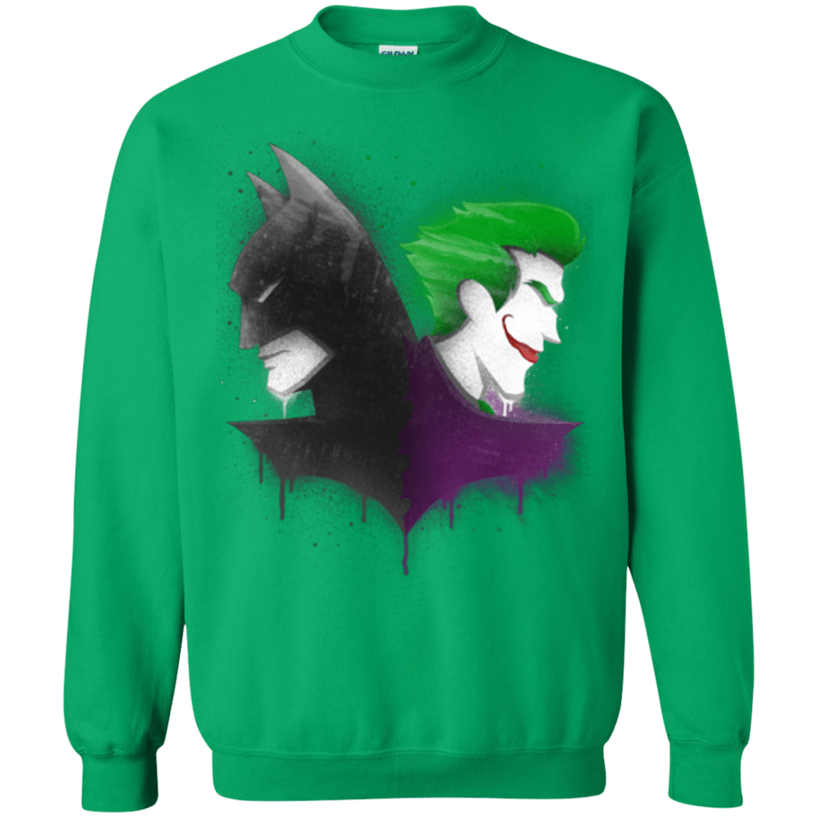 Sweatshirts Irish Green / Small Bats Crewneck Sweatshirt