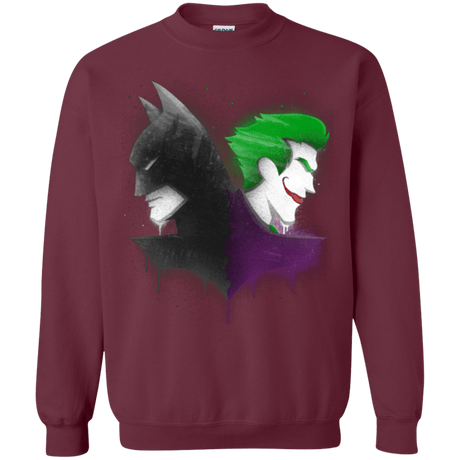 Sweatshirts Maroon / Small Bats Crewneck Sweatshirt