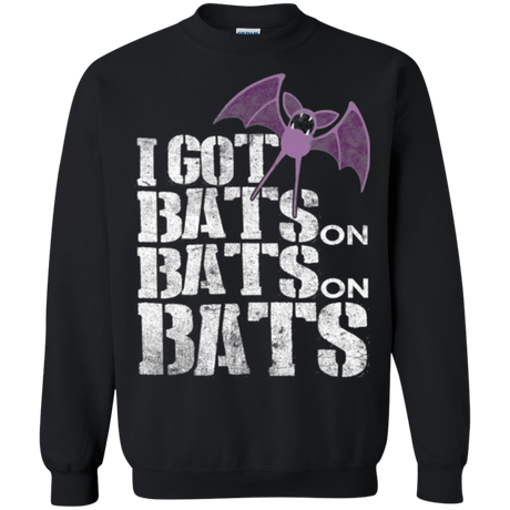 Sweatshirts Black / Small Bats on Bats on Bats Crewneck Sweatshirt