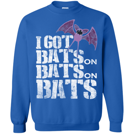 Sweatshirts Royal / Small Bats on Bats on Bats Crewneck Sweatshirt
