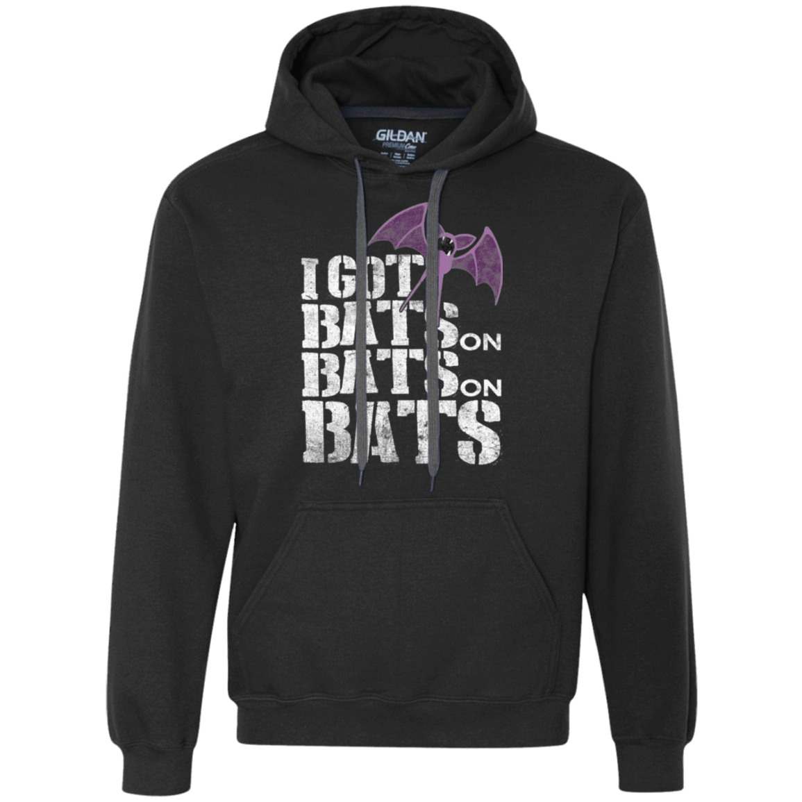 Sweatshirts Black / Small Bats on Bats on Bats Premium Fleece Hoodie