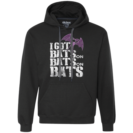 Sweatshirts Black / Small Bats on Bats on Bats Premium Fleece Hoodie
