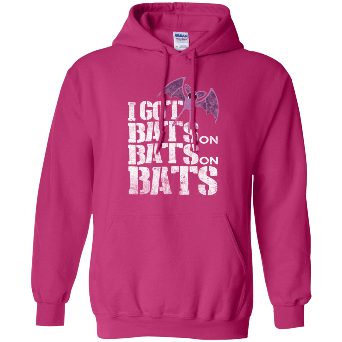 Sweatshirts Heliconia / Small Bats on Bats on Bats Pullover Hoodie