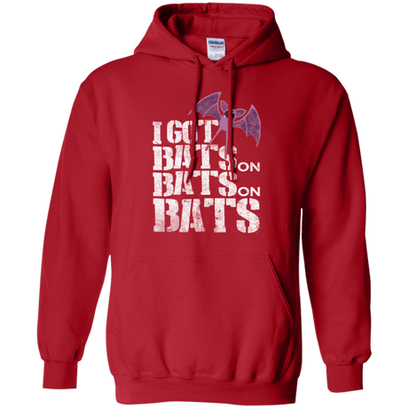 Sweatshirts Red / Small Bats on Bats on Bats Pullover Hoodie