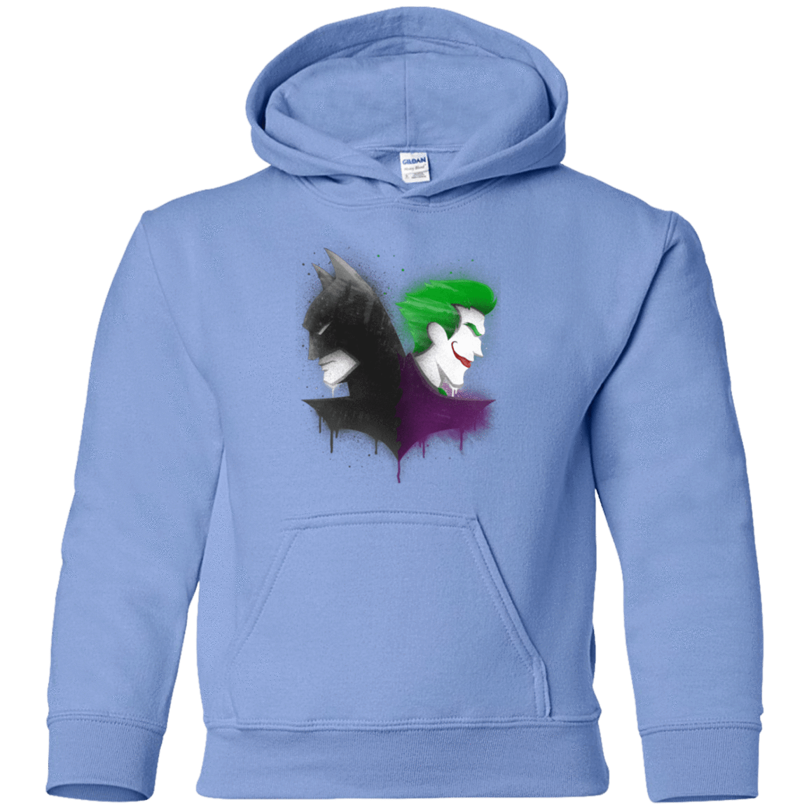 Sweatshirts Carolina Blue / YS Bats Youth Hoodie