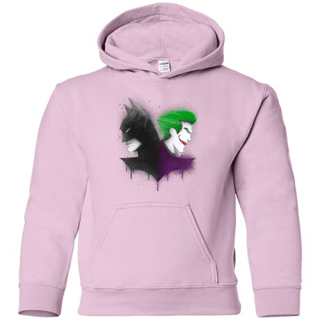 Sweatshirts Light Pink / YS Bats Youth Hoodie