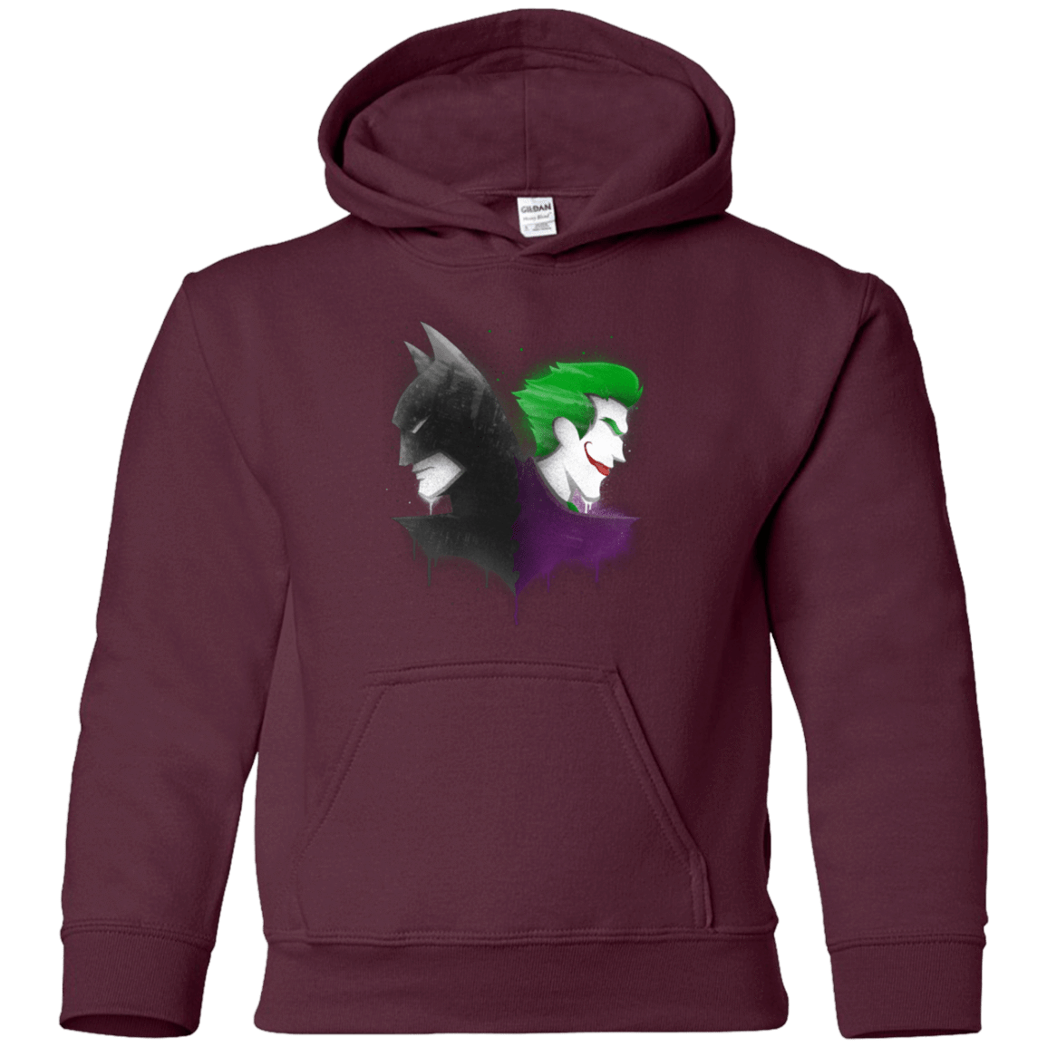 Sweatshirts Maroon / YS Bats Youth Hoodie