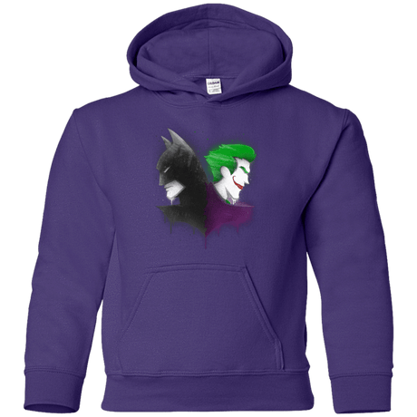 Sweatshirts Purple / YS Bats Youth Hoodie