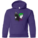 Sweatshirts Purple / YS Bats Youth Hoodie