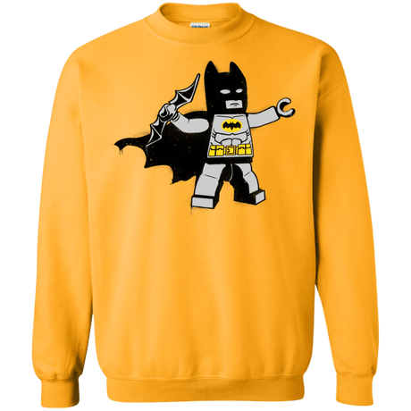 Sweatshirts Gold / Small Batsy Lego Crewneck Sweatshirt