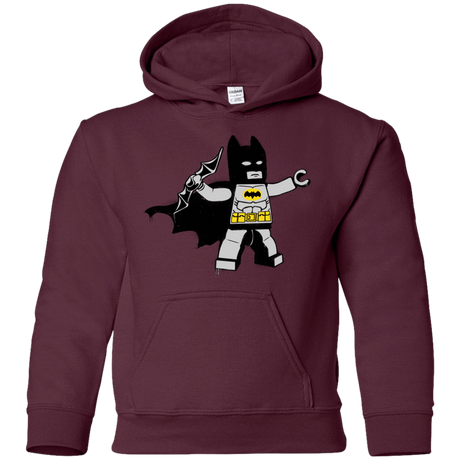 Sweatshirts Maroon / YS Batsy Lego Youth Hoodie
