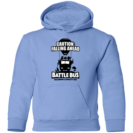 Sweatshirts Carolina Blue / YS Battle Bus Youth Pullover Hoodie