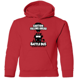 Sweatshirts Red / YS Battle Bus Youth Pullover Hoodie