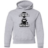 Sweatshirts Sport Grey / YS Battle Bus Youth Pullover Hoodie