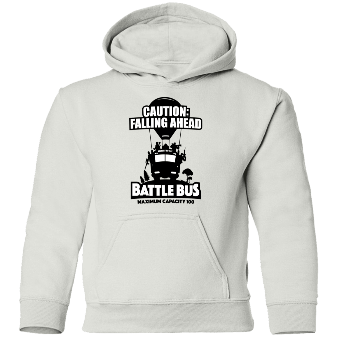 Sweatshirts White / YS Battle Bus Youth Pullover Hoodie