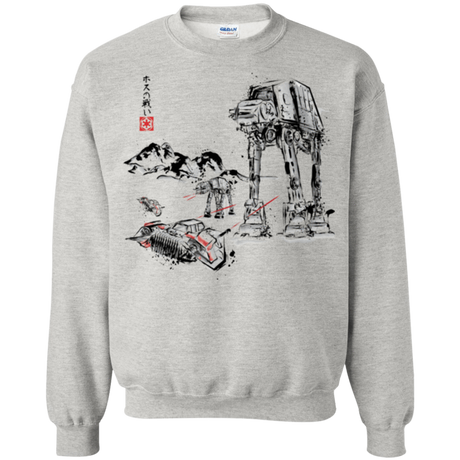 Sweatshirts Ash / Small Battle in the Snow Sumi e Crewneck Sweatshirt