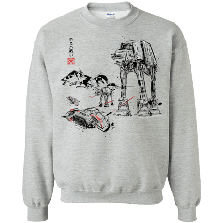 Sweatshirts Sport Grey / Small Battle in the Snow Sumi e Crewneck Sweatshirt