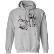 Sweatshirts Sport Grey / Small Battle in the Snow Sumi e Pullover Hoodie