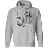 Sweatshirts Sport Grey / Small Battle in the Snow Sumi e Pullover Hoodie