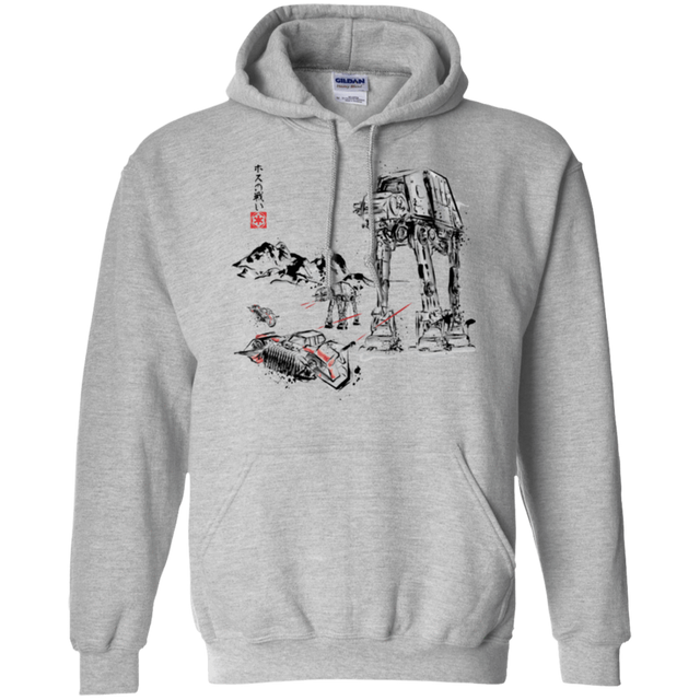 Sweatshirts Sport Grey / Small Battle in the Snow Sumi e Pullover Hoodie